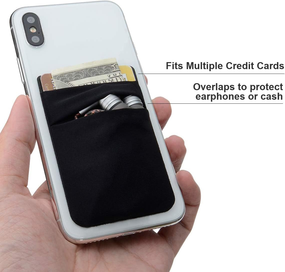 Adhesive Phone Card Holder – Stretchy Wallet Sleeve for iPhone & Samsung