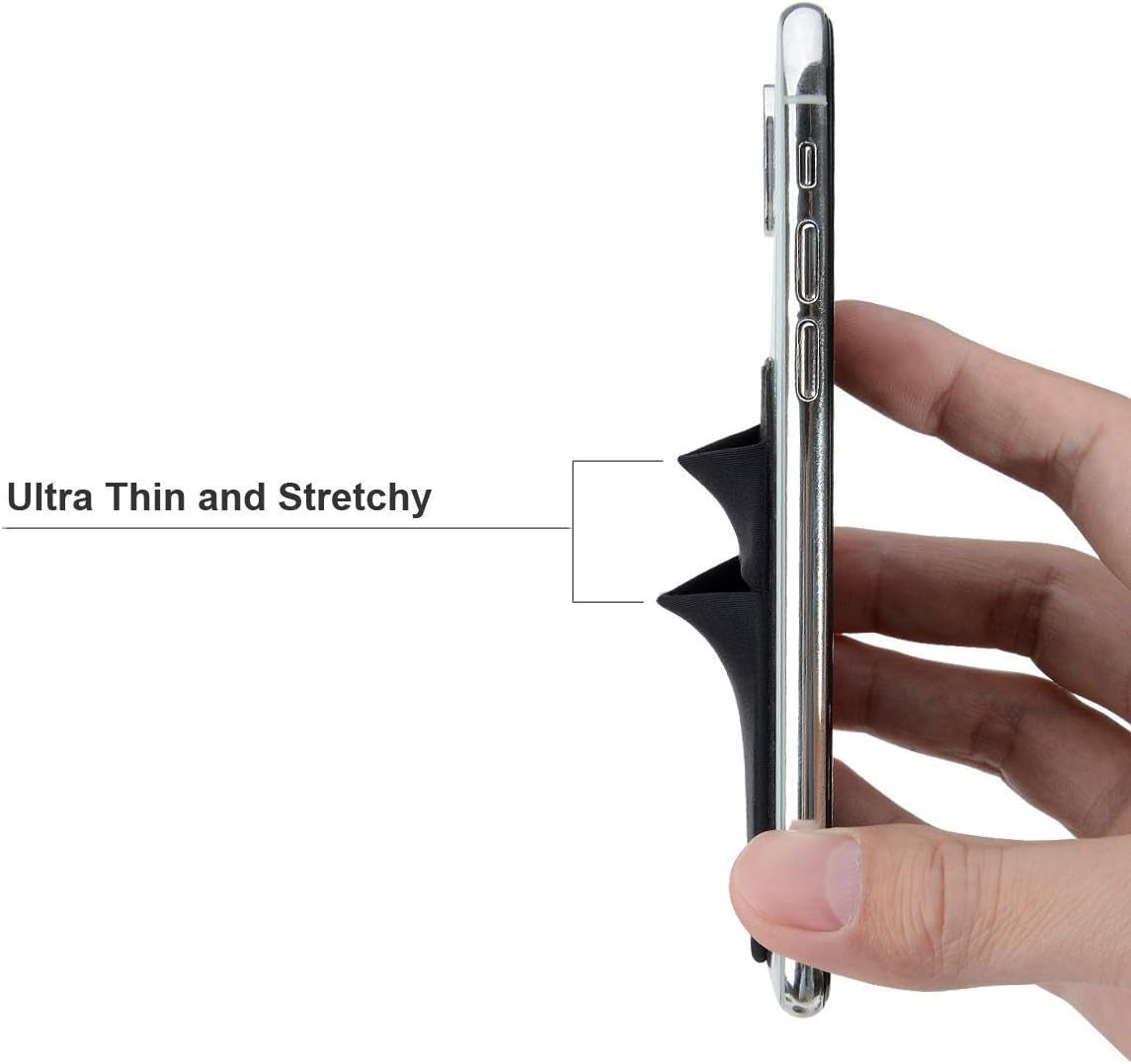 Adhesive Phone Card Holder – Stretchy Wallet Sleeve for iPhone & Samsung