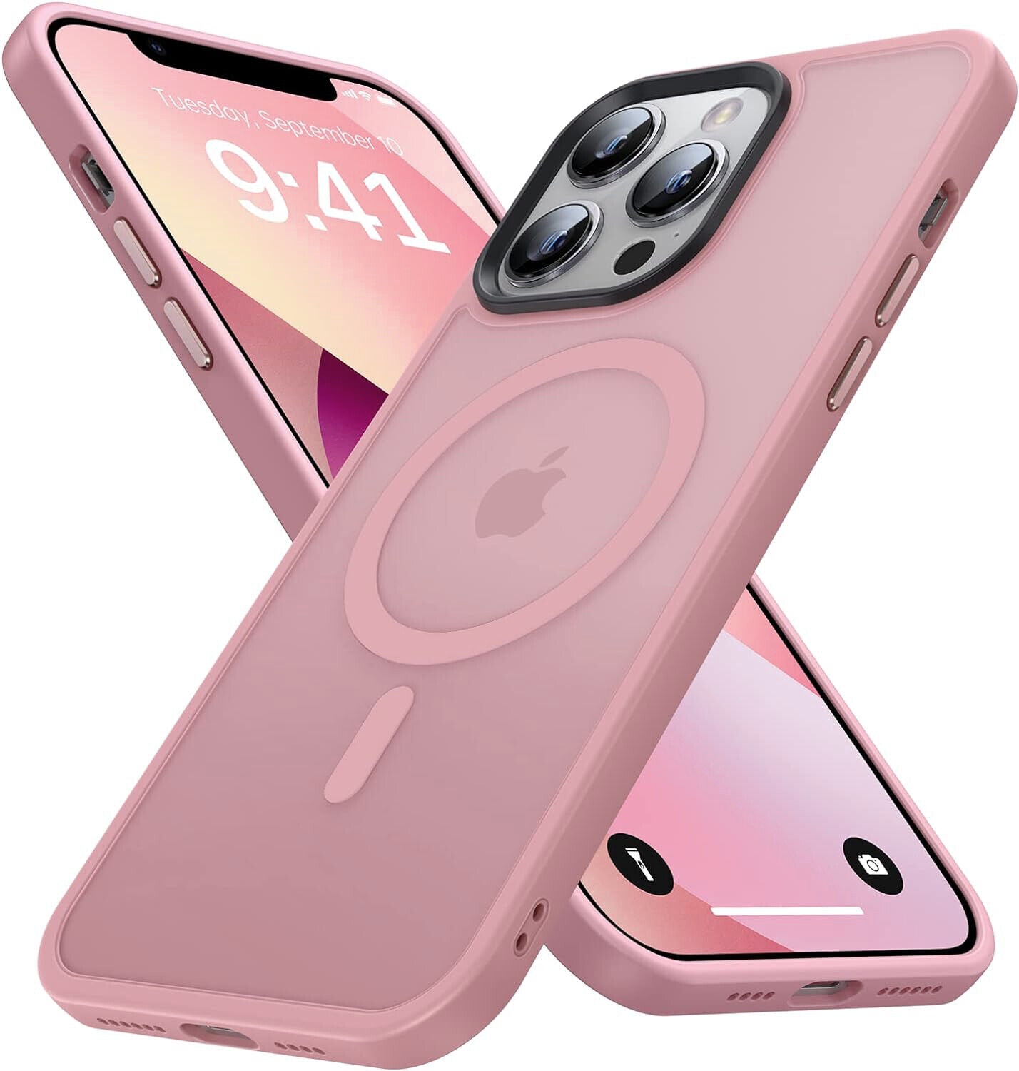 MagSafe Frosted Shockproof Case for iPhone 17/16/15/14/13/12 Pro Max