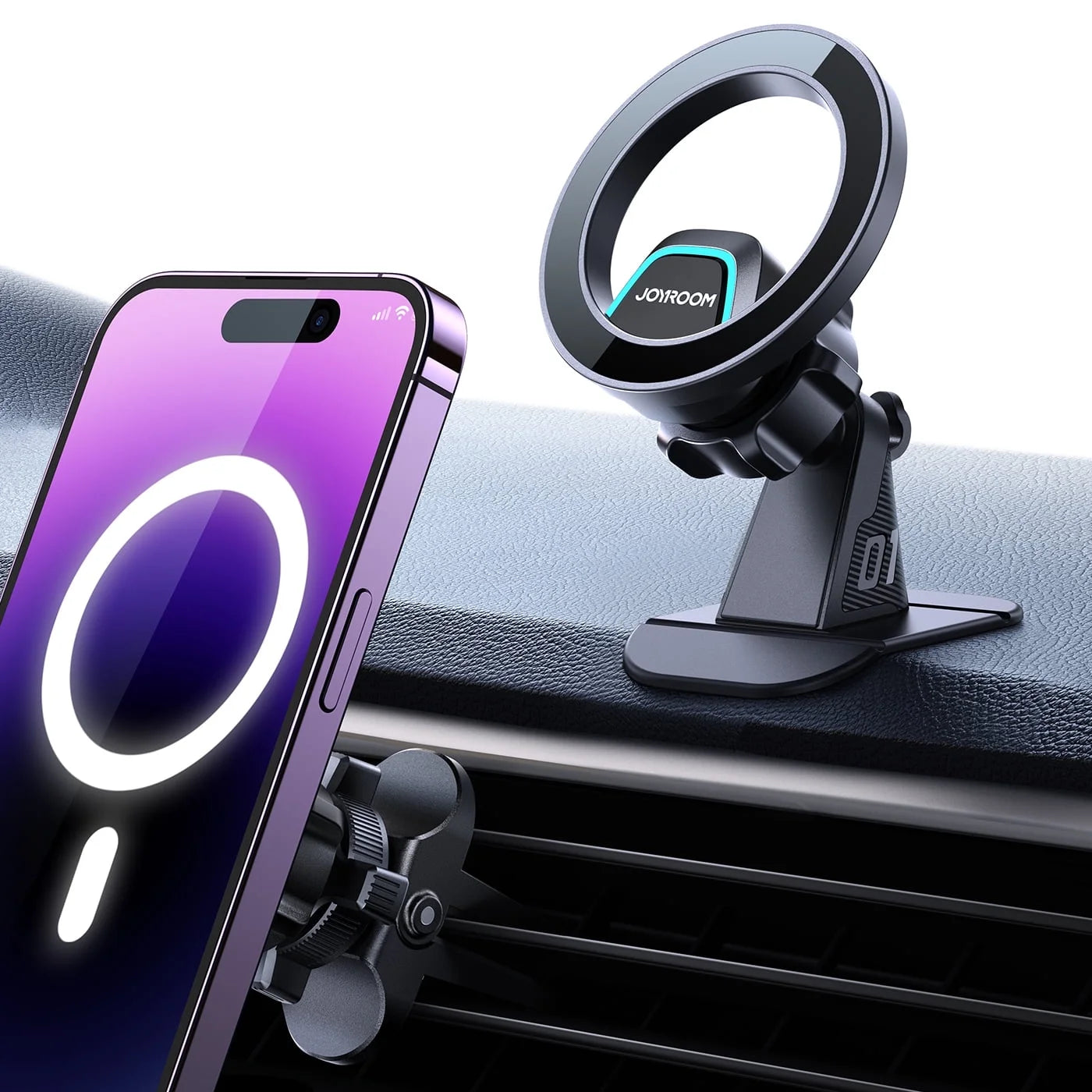 Magnetic Car Phone Mount – Magsafe Compatible for iPhone 16/15/14/13/12 Pro Max