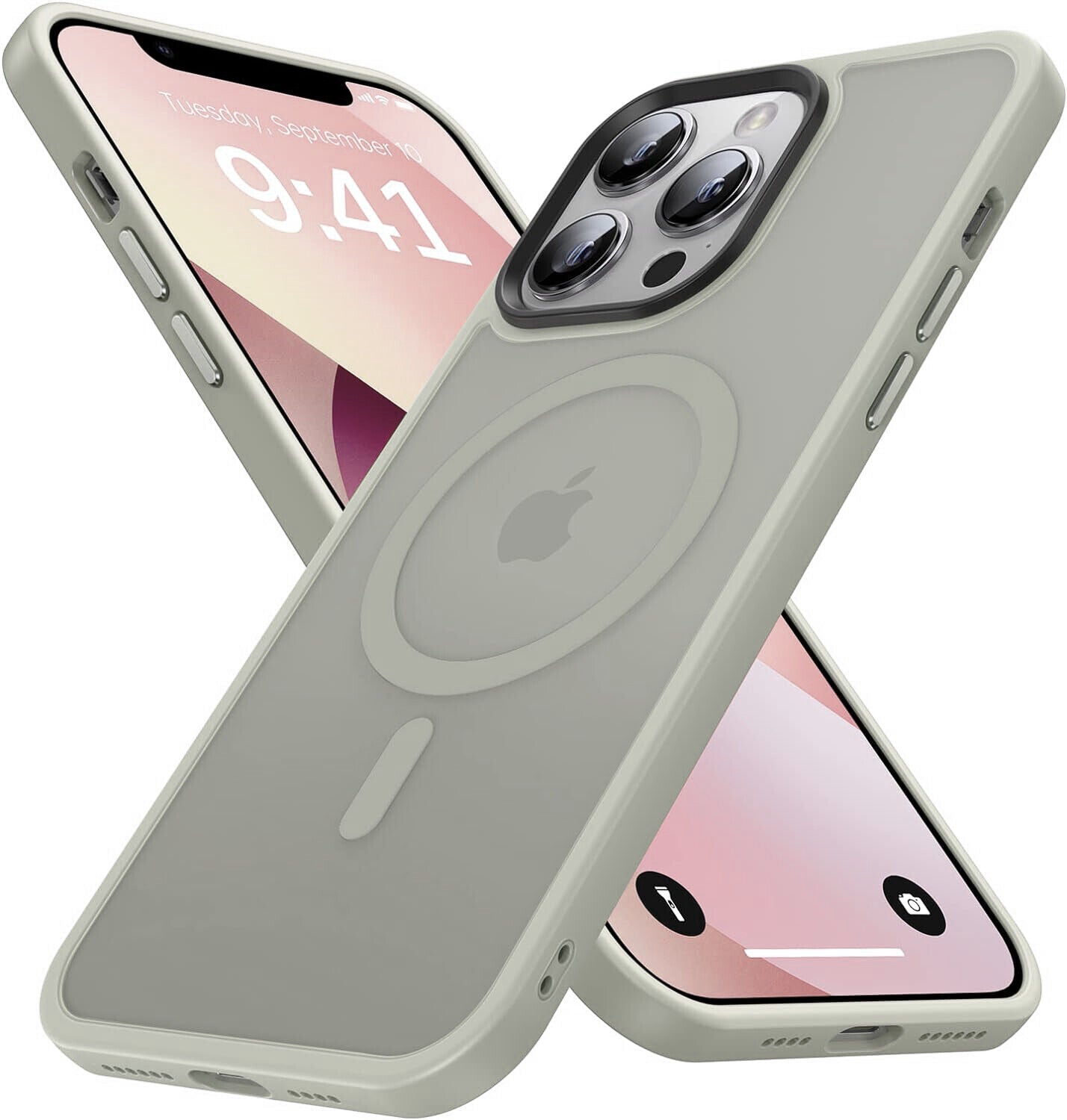 MagSafe Frosted Shockproof Case for iPhone 17/16/15/14/13/12 Pro Max